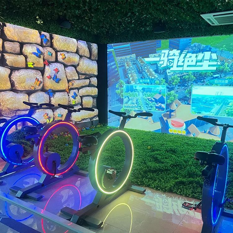 Домашние спортивные развлечения Vr фитнес-велосипед 9D Vr симулятор велосипеда Виртуальная реальность симуляция велосипеда гоночная игровая машина