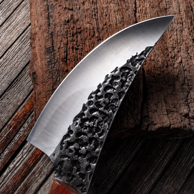 High Carbon Steel Japan butcher knife pouch scabbard set only buy one Meat Knives Forged with leather  Sheath