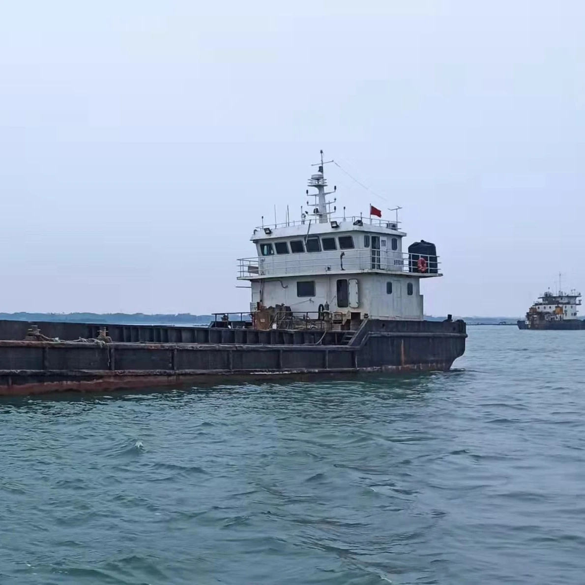 Sales of used 500-ton open-body mud barge built in 2003
