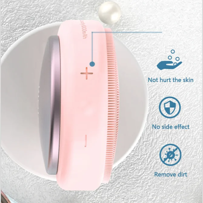 BIMIX Rechargeable face cleaning device skin care beauty tools face massage instrument sonic silicone facial cleansing brush