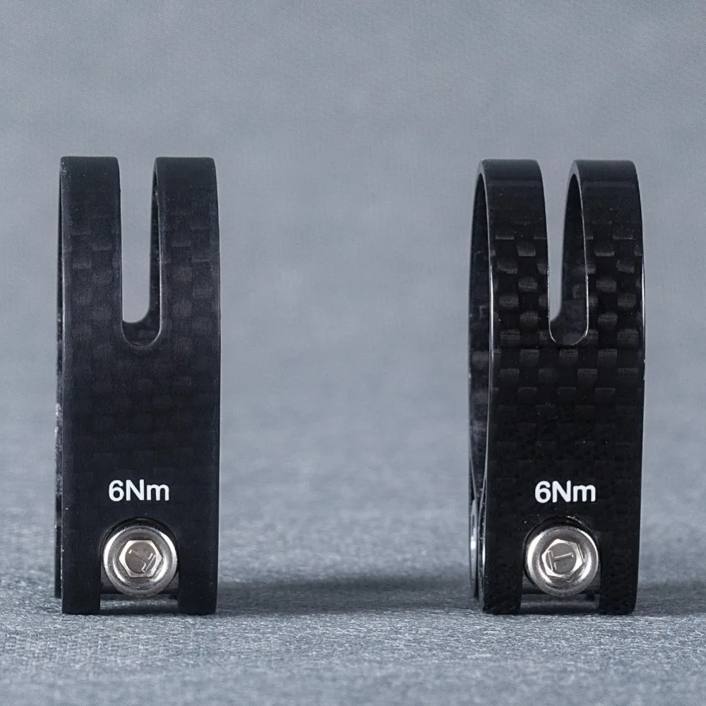 China Wholesale MTB Bicycle Seatpost Clamp 31.8mm 34.9 mm Carbon Fiber Seat Post Clamp