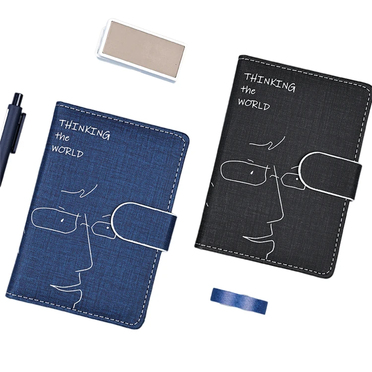 Manufacturer Supplier Custom Journal Hardcover Printed Pu with Textile Texture Planners Notebooks
