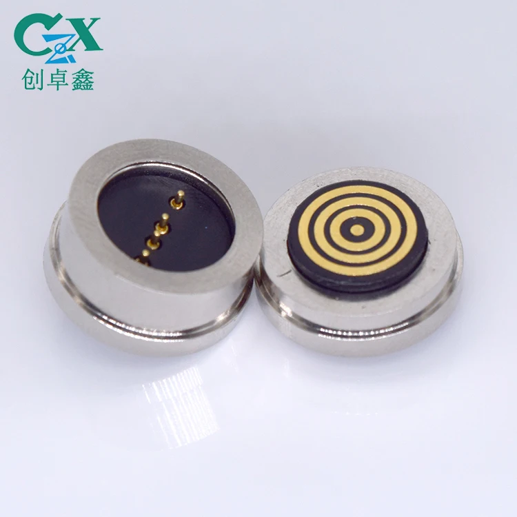 high current electric car charging connector cover magnetic smart watch charger 3 pin 14 pin magnetic pogo connector