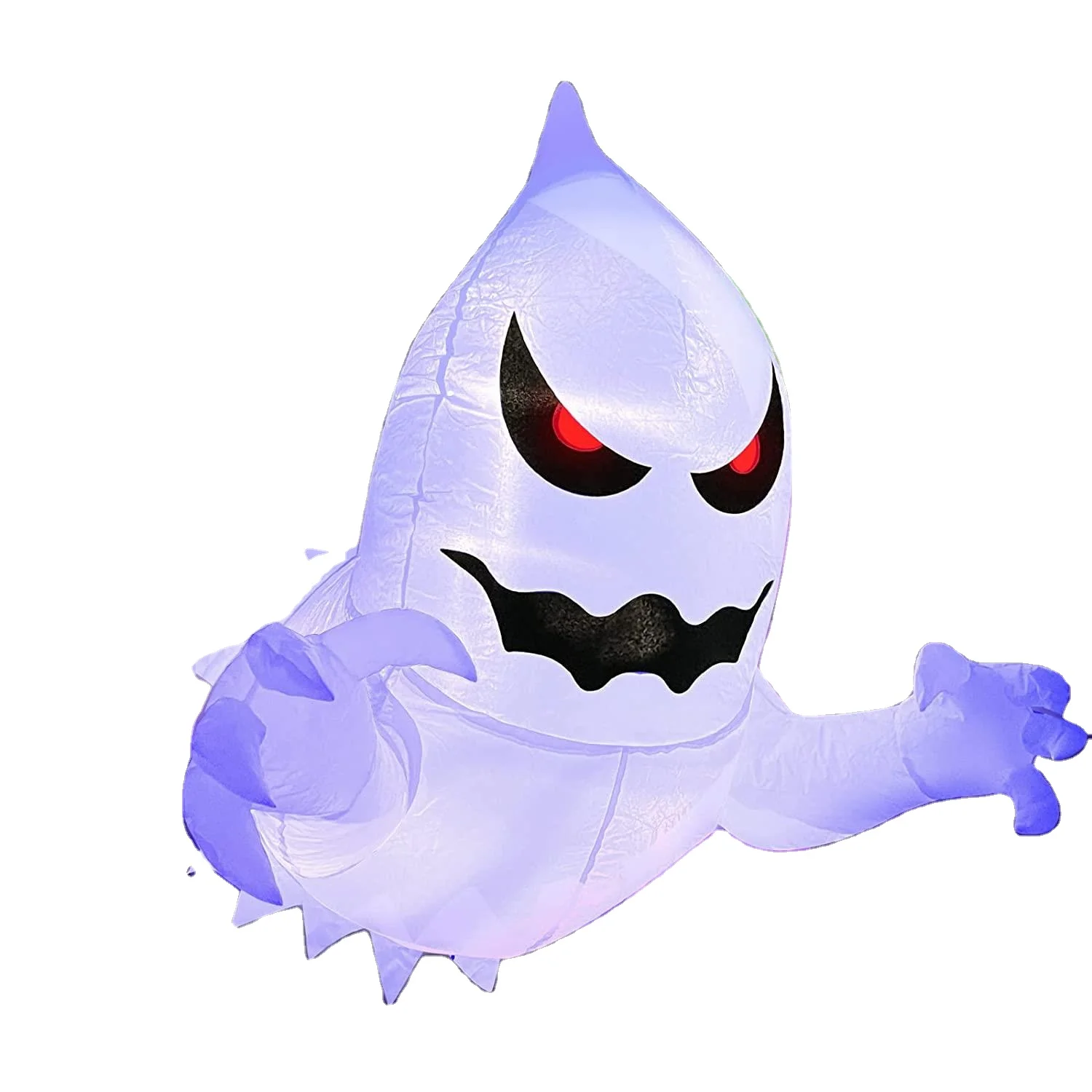 Уличный надувной фантом призрак украшение на Хэллоуин белый страшный марионетка со светодиодной подсветкой