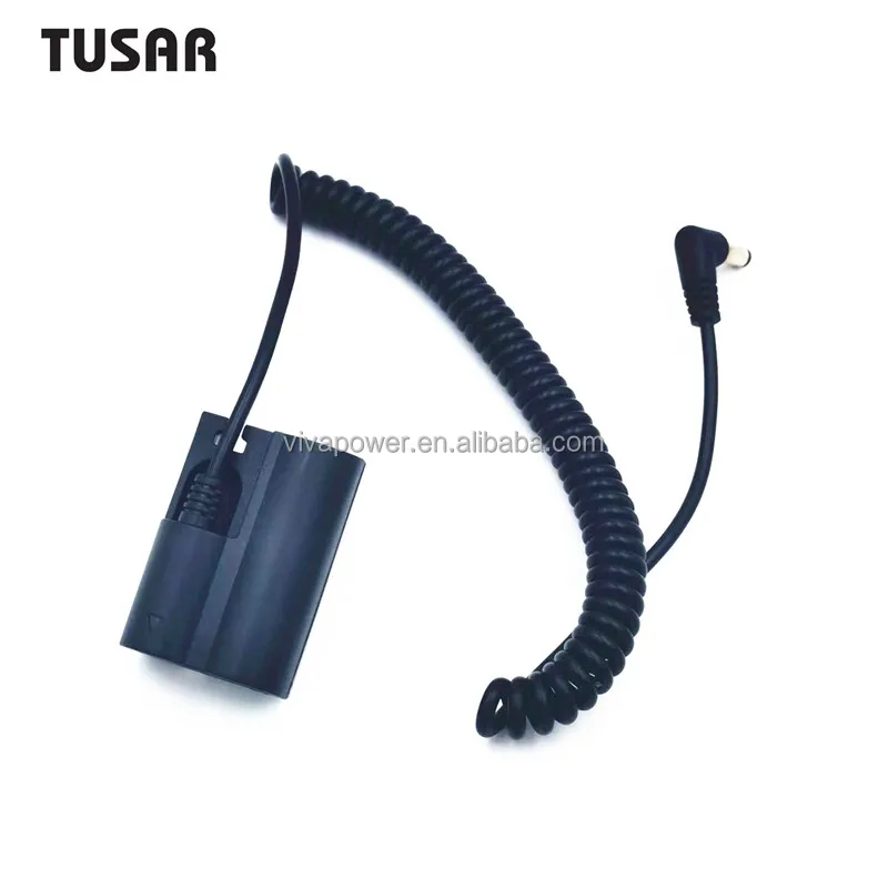 Coiled Cable DC 5.5X2.1mm DR-400 DR400 DC Coupler BP-511 Dummy Battery for Canon EOS 10D 20D D0Da 30D 40D 5D 50D D30 D60 Cameras