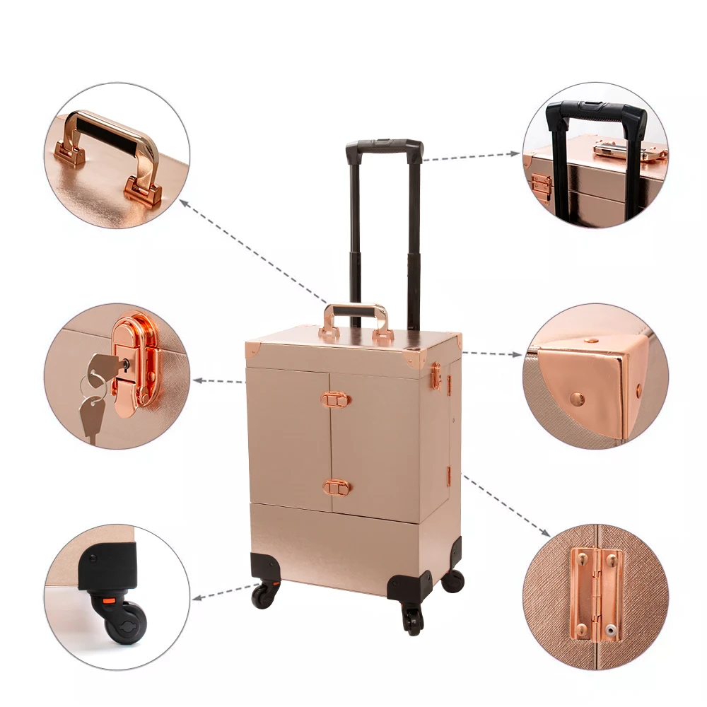 BSCI Travel  Cosmetic Nail Bag vanity cosmetic beauty makeup  case pouch box bag