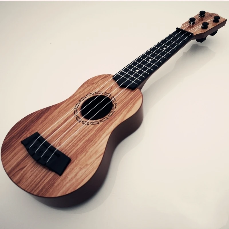 Hot Sale 38cm Musical Instruments Plastic Ukulele Small Guitar Music Toy for Kids
