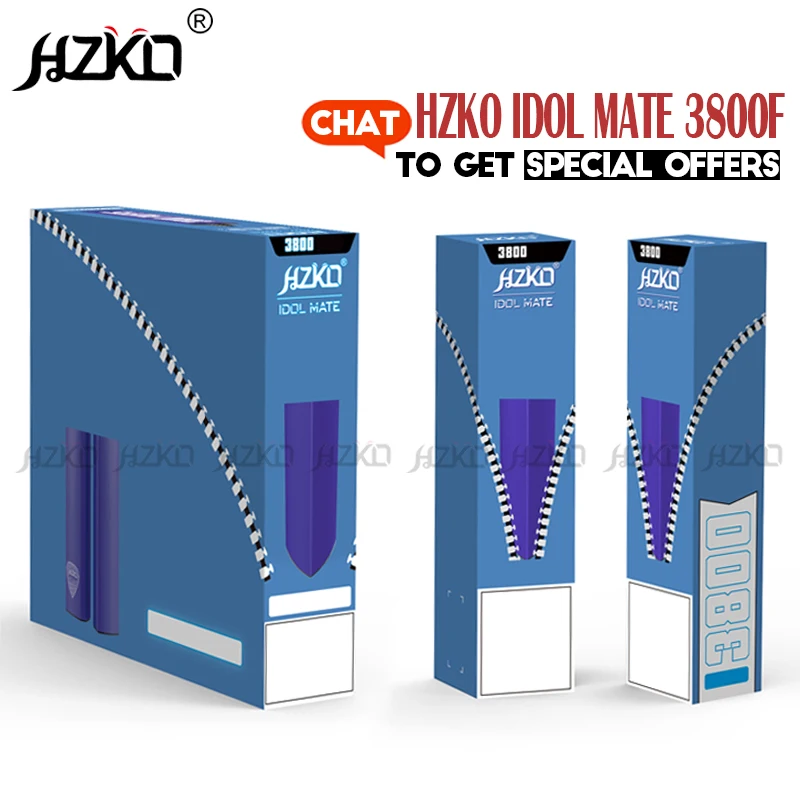Новое поступление оригинальный HZKO IDOL MATE 10 разных цветов 3800F коробка оптовая цена VS MAX XXL KING cuvie plus