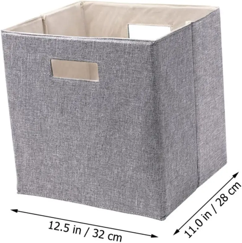 Multifunctional Fabric Cube Storage Boxes for Household Items Toys Sundries for Wardrobe Shoes Storage