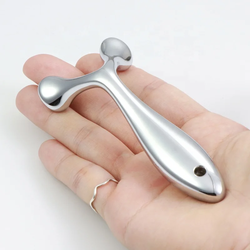 Customizable Gua Sha Face Tool Zinc Alloy Metal Nose Lifting Shaper Massager