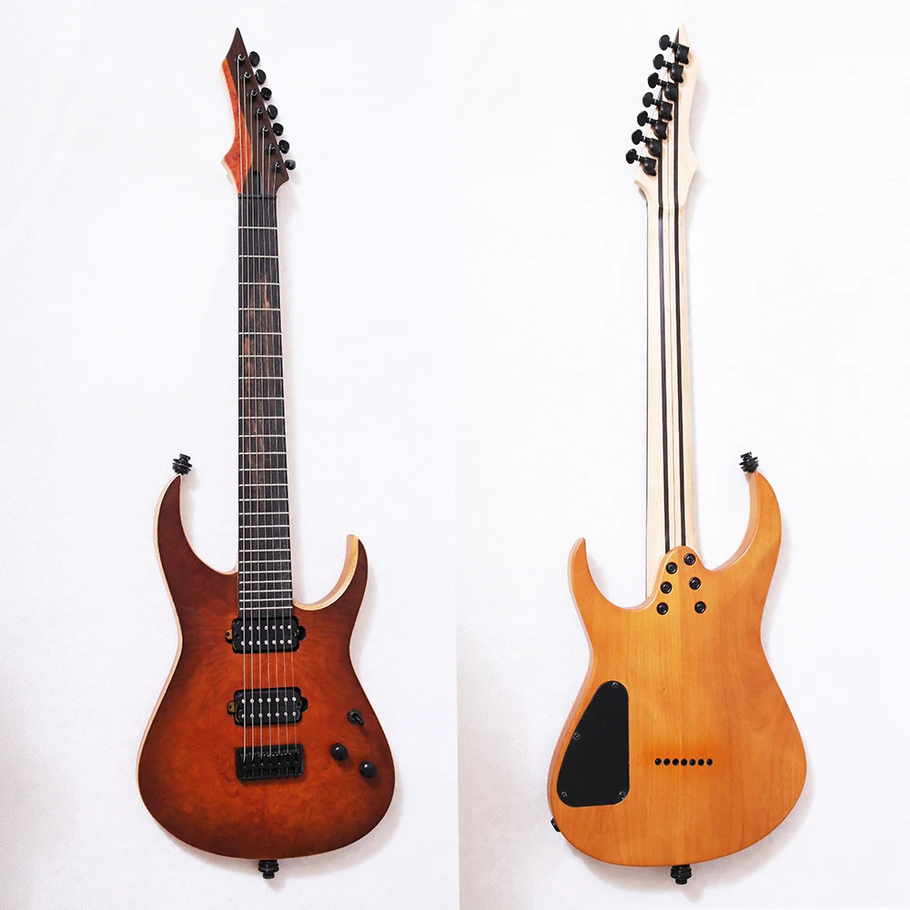 Электрическая гитара Alder wood ручной работы, лимитированная версия, коричневая