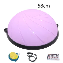 Home yoga wave speed ball Non-slip anti-burst Balance Ball Indoor Exercise Half Yoga Ball