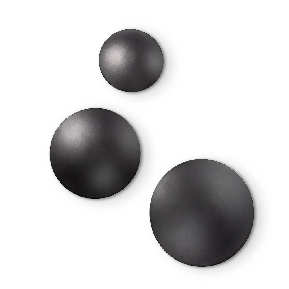 Modern Design Outside Lights Round Wall Surface Indoor Simple steel Circular Led Wall Lamp