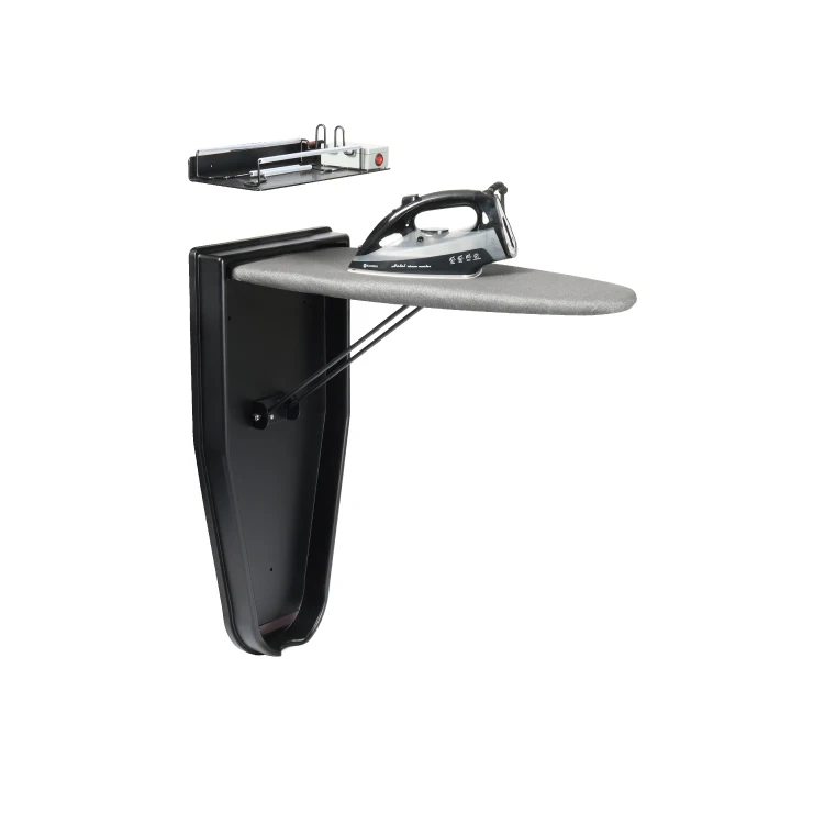 China supplies hotel steam iron and Wall mounted ironing board with storage