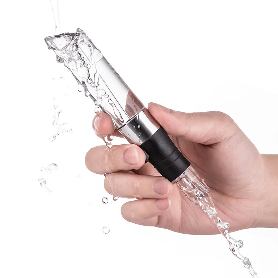 Reekoos Wine Aerator Premium Air Aerator  Spout for Enhanced Wine Flavor and Bouquet  Wine Lover Acrylic Pourer Fast Decanter