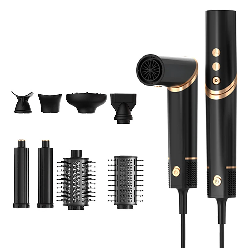 Factory  Brushless Ntc Induction Negative Ions Automatic Hair Curl Straightener One Step Hot Air Styler Professional Hair Dryer
