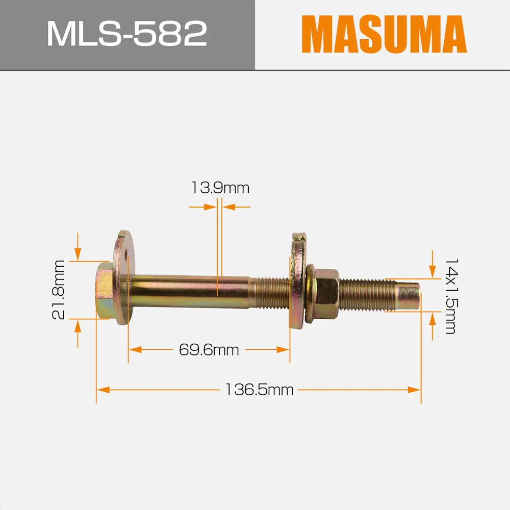 MLS-582 MASUMA M14X1.5(R) Япония Авто запасные части развала болт 54580-VW00A 54559-2S40A 08918-6441A 54580-VW000