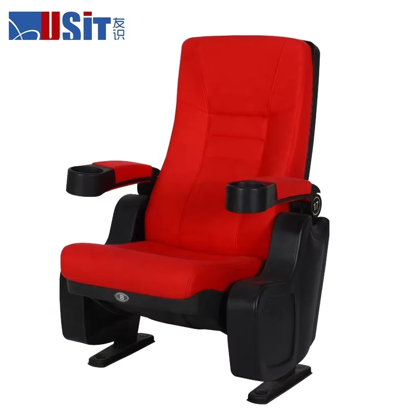Modern 3D Cinema Chair Theater Seat Home Fabric Movie Seating Chair For Sale