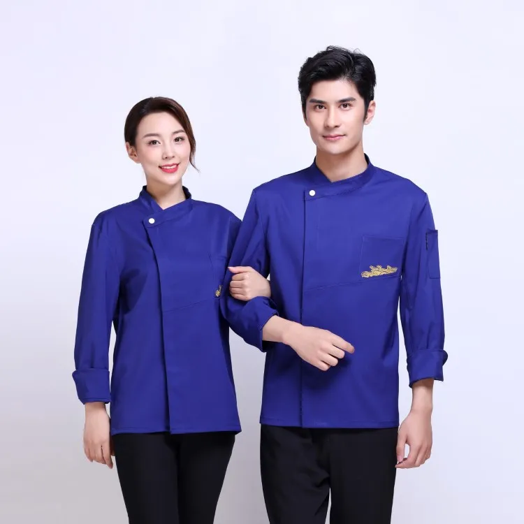 
Factory Supply OEM Custom Sushi Chef Kitchen Jacket Uniforms 