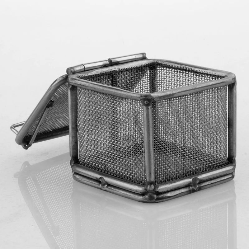 High temperature setrilization 304 stainless steel wire mesh sterilization baskets with lid size can be customized