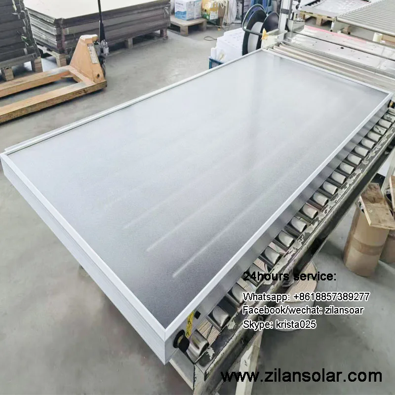 Flat plate solar swimming pool heating solar panels