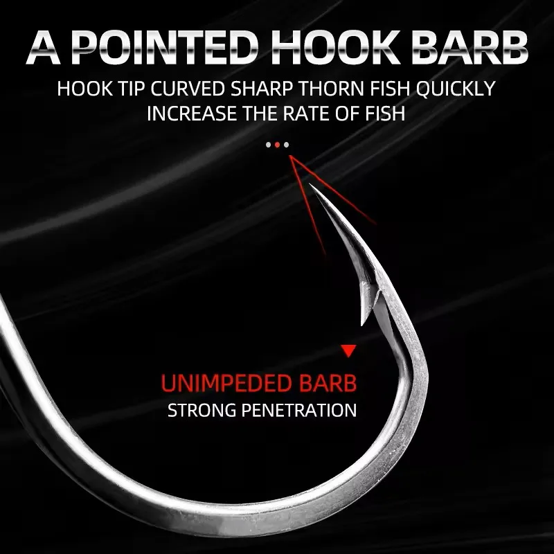 Wholesale SS 7731 Stainless Steel Fishing Hook Cast hook tip Sea Demon Hooks