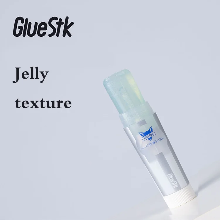Washable Solid Glue Sticks Safe Non-toxic Stationery Glue Stick Jelly Texture for Student, School, Office