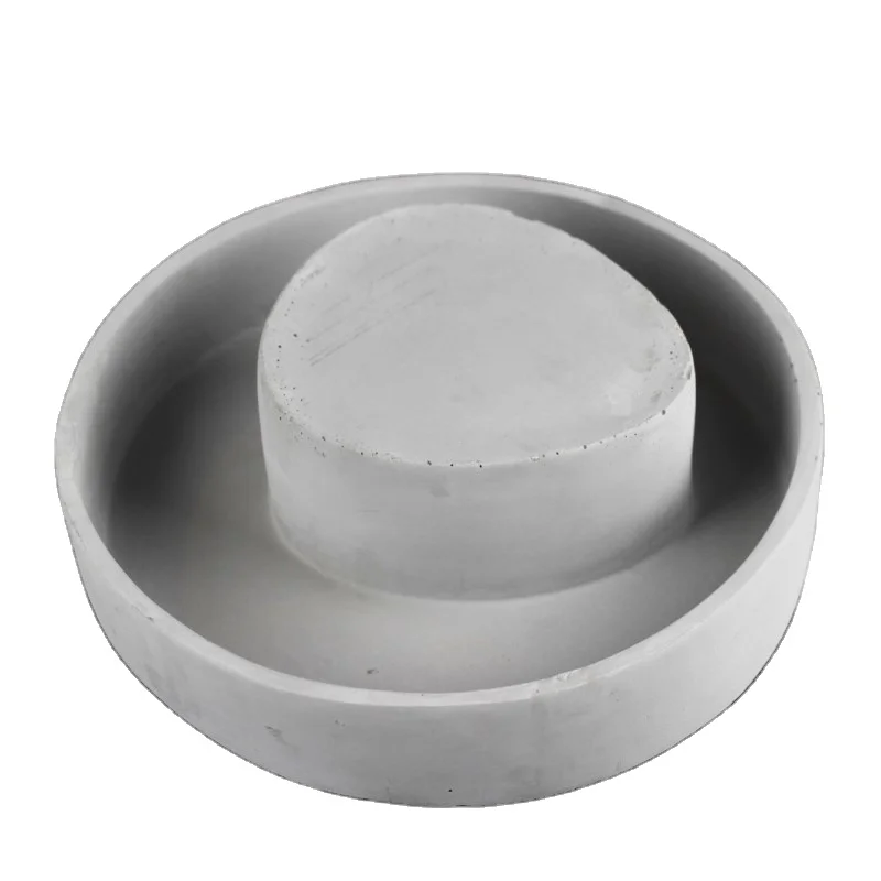 Nicole Silicone Round Shape Concrete Flowerpot Molds Plants Vase Molds