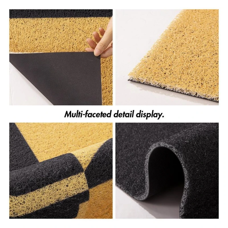 Wholesale Multi-Size Multi-Pattern Printed Logo Mat Non-Slip Door Mat Cushioned Entry Modern ABSORBENT Floor Polyester Washable