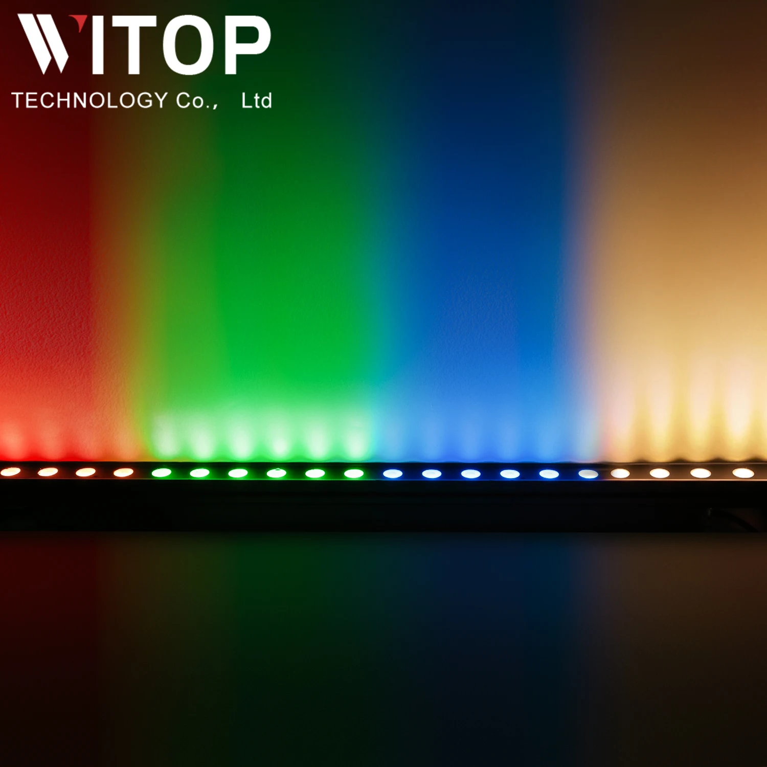 Outdoor waterproof linear LED wall washer DMX controlled garden bridge decoration building wall landscape lighting wall washer