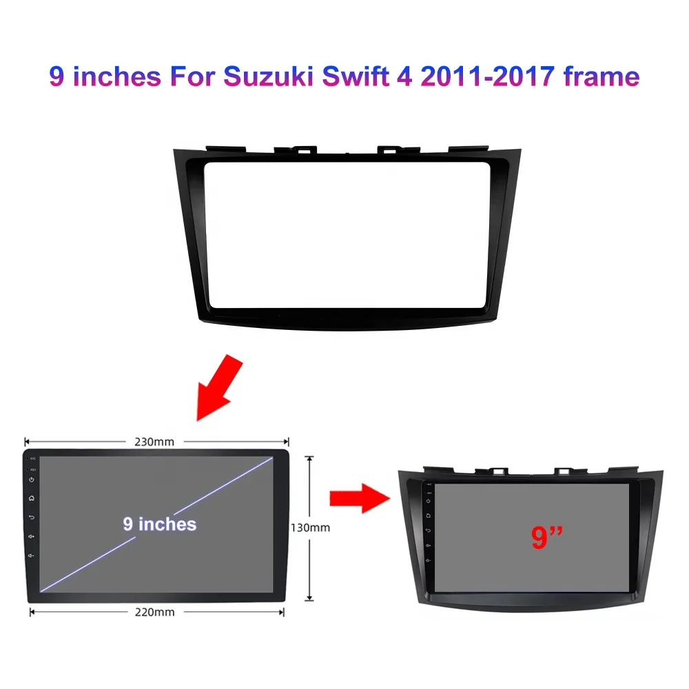 Jmance 9 Inch For Suzuki Swift 4 2011 - 2017 Frame 4G Bt 5.0 Android Auto Carplay 2 Din Car Radio Multimedia Player