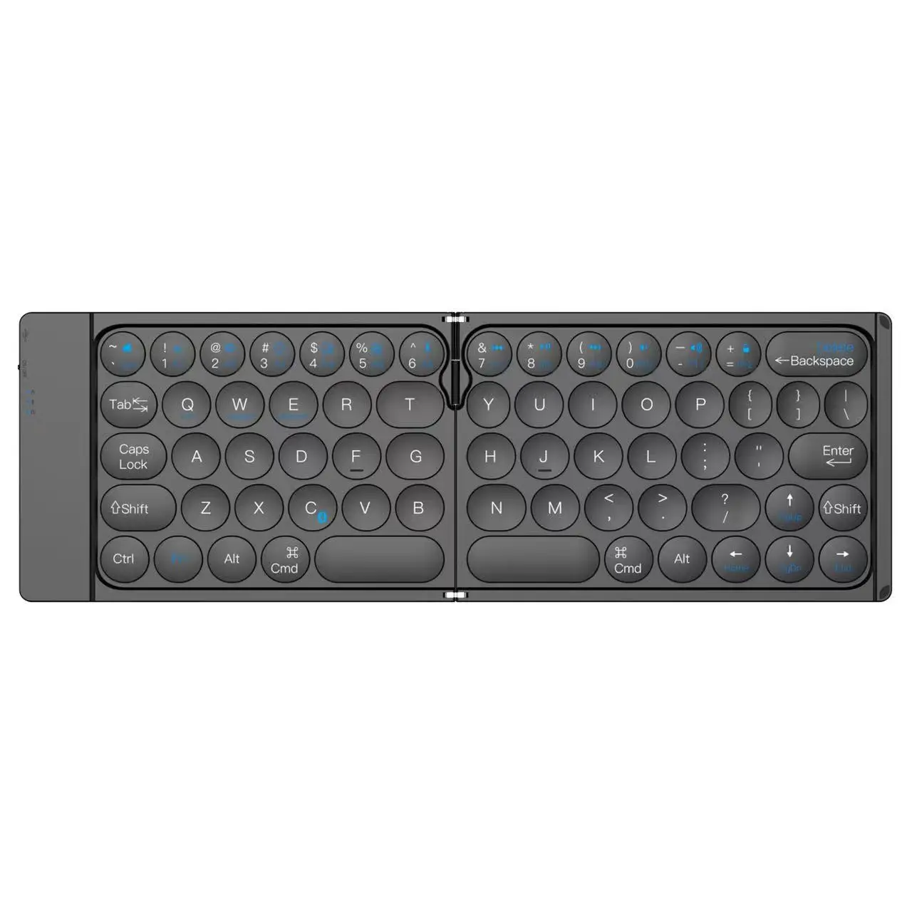 Folding mini portable Bt wireless keyboard  gaming office keyboard