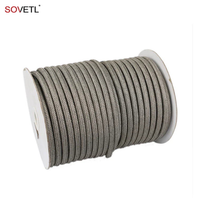 6mm Fire Resistant Conductive Metal Rope,Stainless Steel Braided Rope