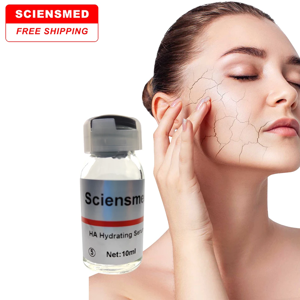 HA Hydrating Serum  Pure Hyaluronic Acid Care After Algae Chemical Peel Microneedling  Serum Treatment Private Label for Face