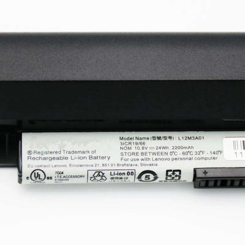 10.8V 24WH Original Replacement Laptop Battery L12C3A01 L12M3A01 L12S3F01 For Lenovo IdeaPad S210 S215 Touch Notebook