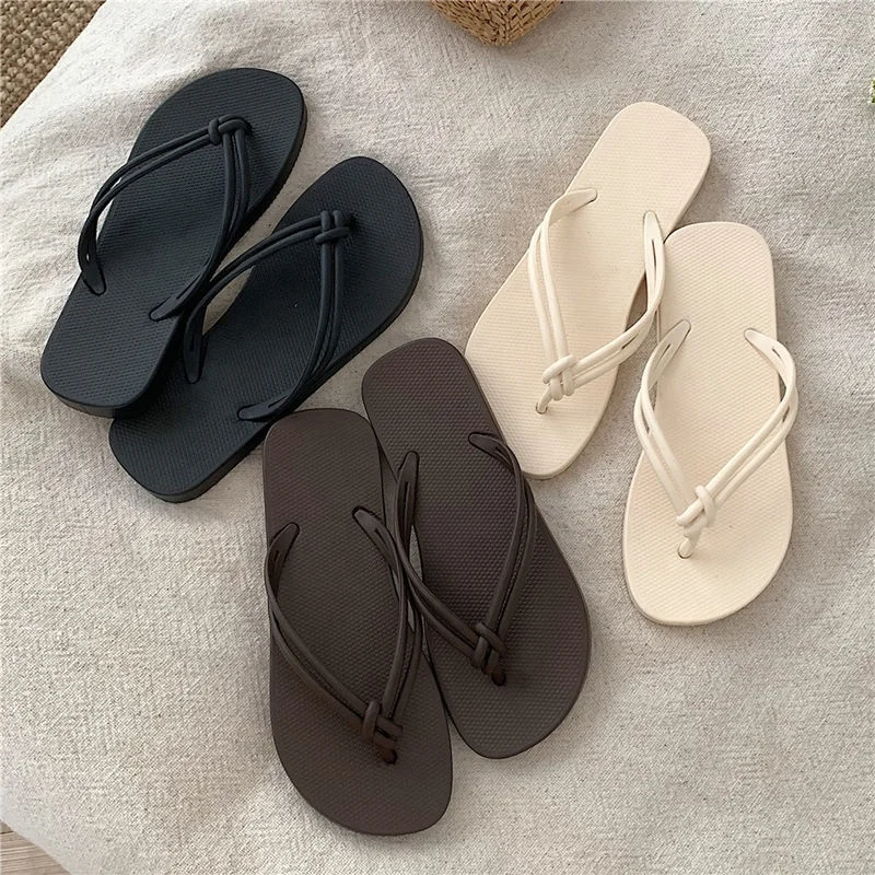 Nicecin Luxury Summer Ladies Filp Flops Slippers Cheap Wholesale PVC Filp Flops Women Fashion Beach Shoes