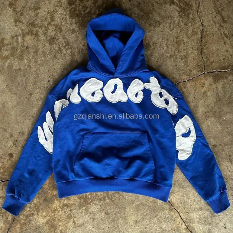 streetwear graphic french terry washed pink patch embroidery zip hoodie cropped patchwork distressed embroidered zip up hoodie