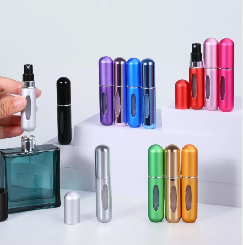 Hot Sale In Stock Mini Empty Refill Atomizer Glass Spray Perfume Bottles bouteille de parfum vide