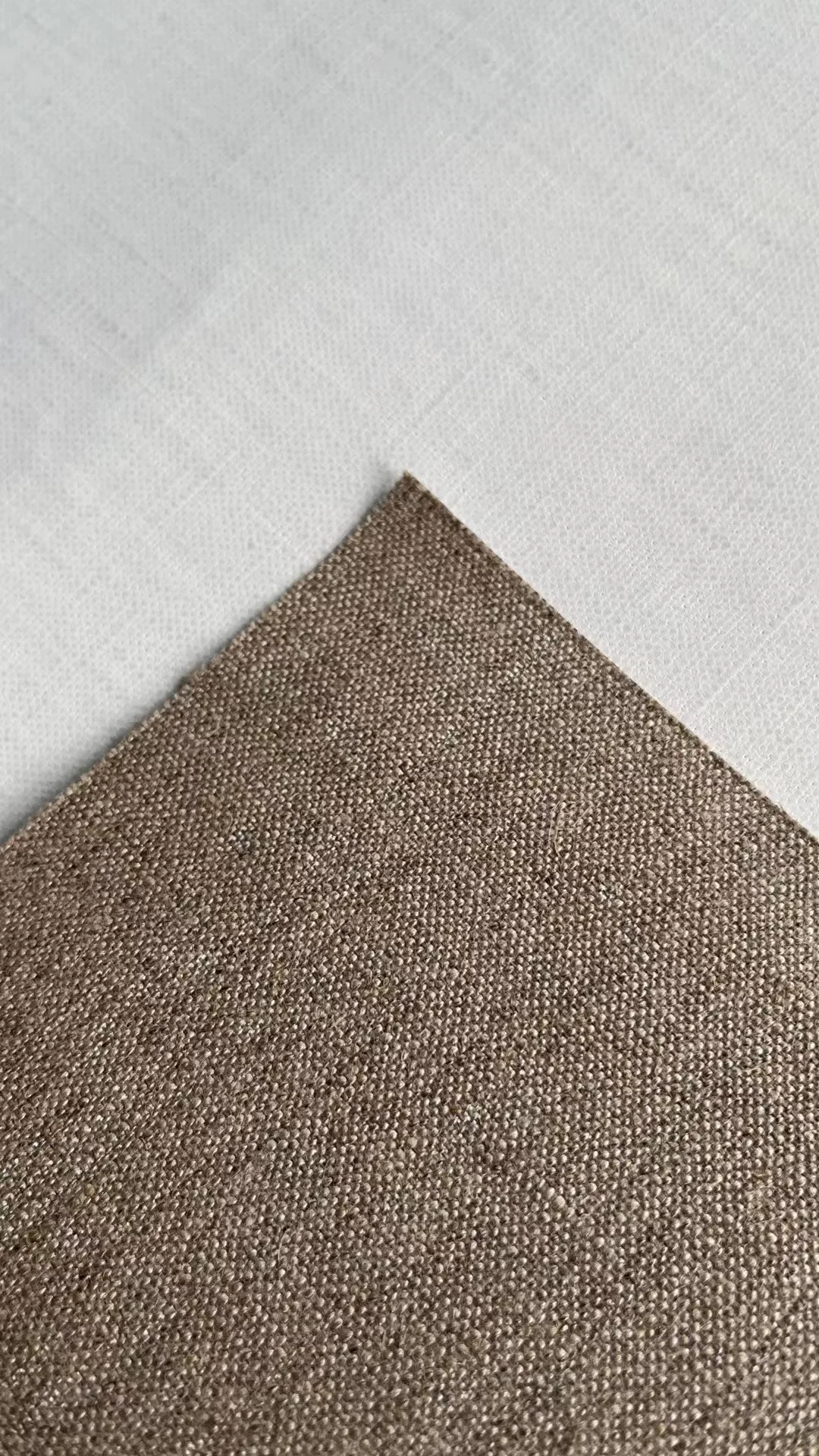 Factory Custom Canvas Fabric Roll Canvas Roll Pure Linen Black Cotton Canvas