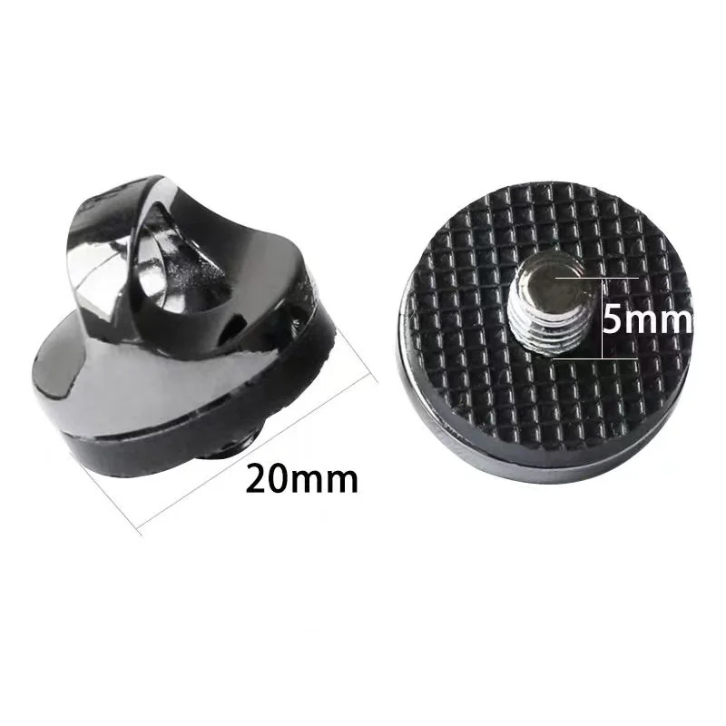 Stainless Steel Gimbal Base D Shaft D-Ring 1/4 Quick Release QR Plate Tripod SLR Camera Screw