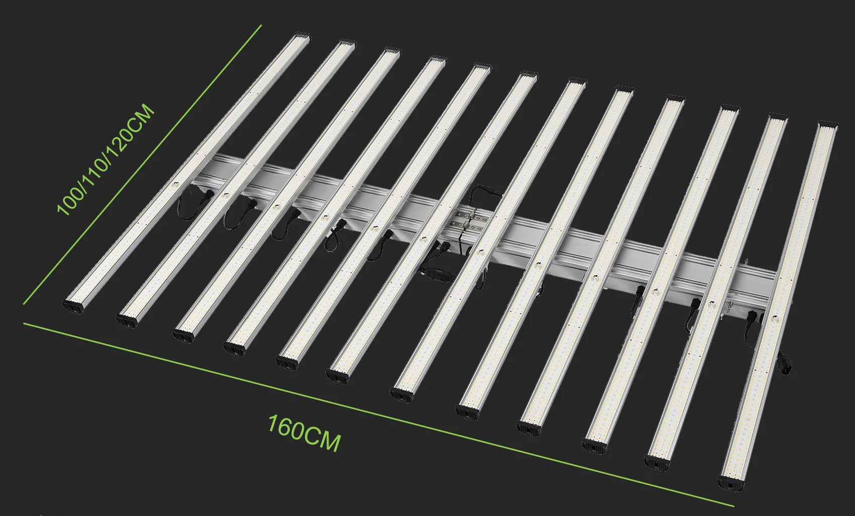 
2.91umol/J Dimmable Folding 800W 1000W vertical farming hydroponic led grow light for indoor plant greenhouse grow tent 