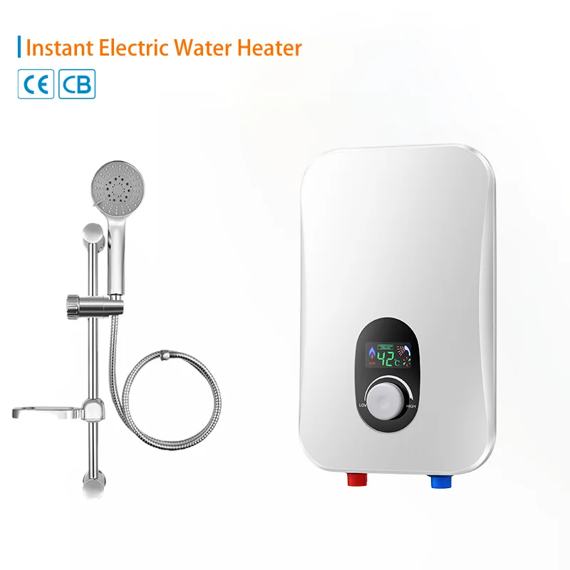High quality customized 7500W Touch Control Instant water heater tankless for Shower Bathroom Kitchen Hotel