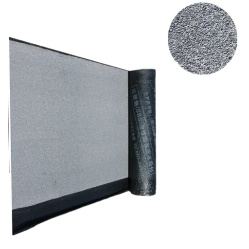 roof waterproof membrane sample polyester base 4mm Torch-on SBS modified bituminous waterproof membrane with mineral granules