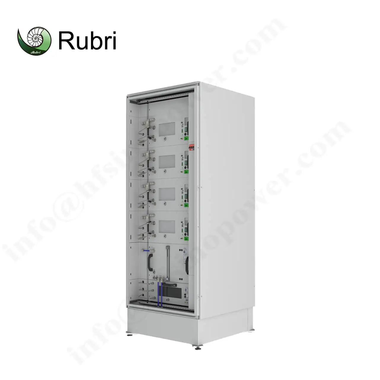 Rubri Technology AEM  electrolyzer for distributed energy systems & energy storage with lower consumption