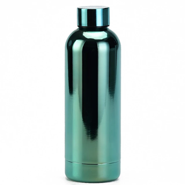 New Glitter Electroplated Color Changing Stainless Steel Cola Bottle Thermo Vaccum Flask Vaso Acero Inoxidable Termo Para Agua