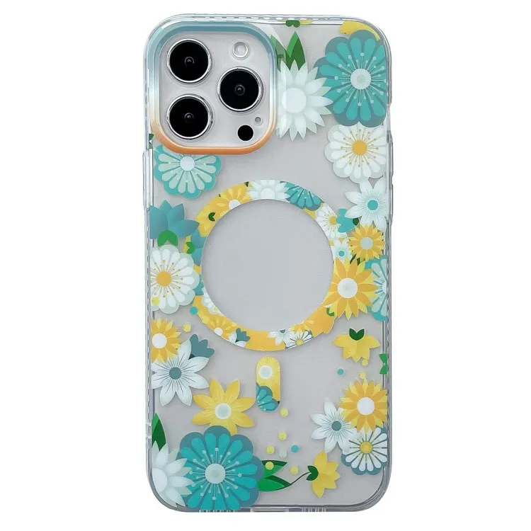 2023 New arrivals Flower Trendy Mobile Phone Cover for iPhone 13 14 Pro 13 Pro Max magnetic phone case dropshipping