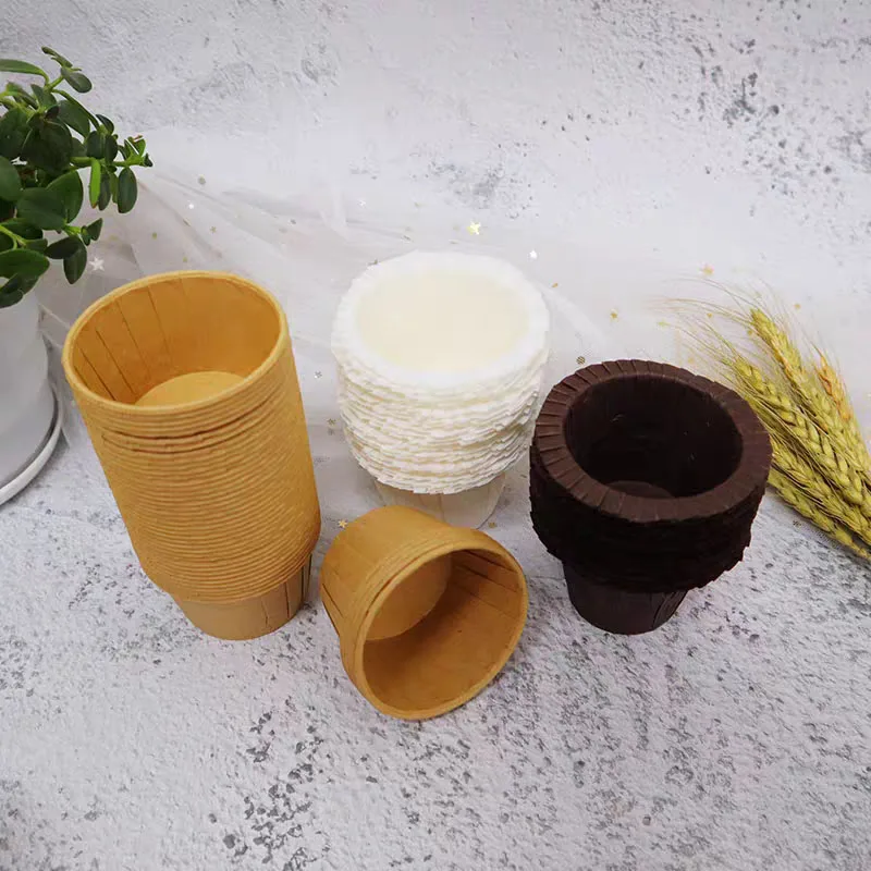 2020 г. товары для выпечки на день рождения оригинальные новые Мультяшные формы однотонные Белые и розовые Бумажные Формочки кексов