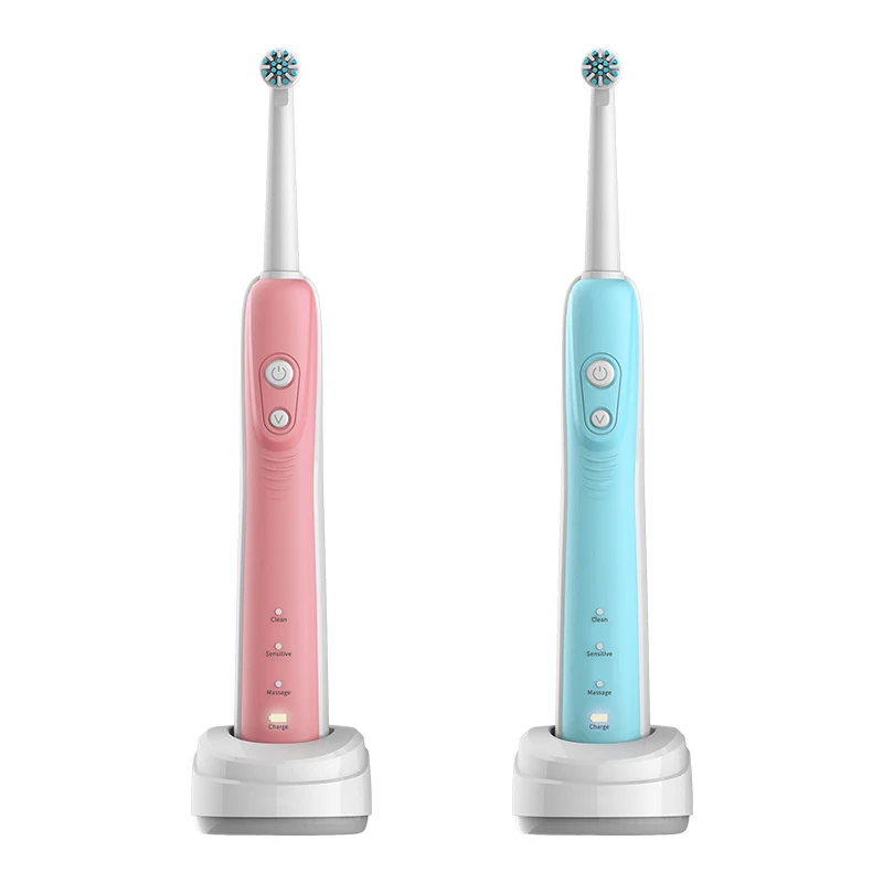 Круглая вращающаяся электрическая зубная щетка пользовательская Экологически