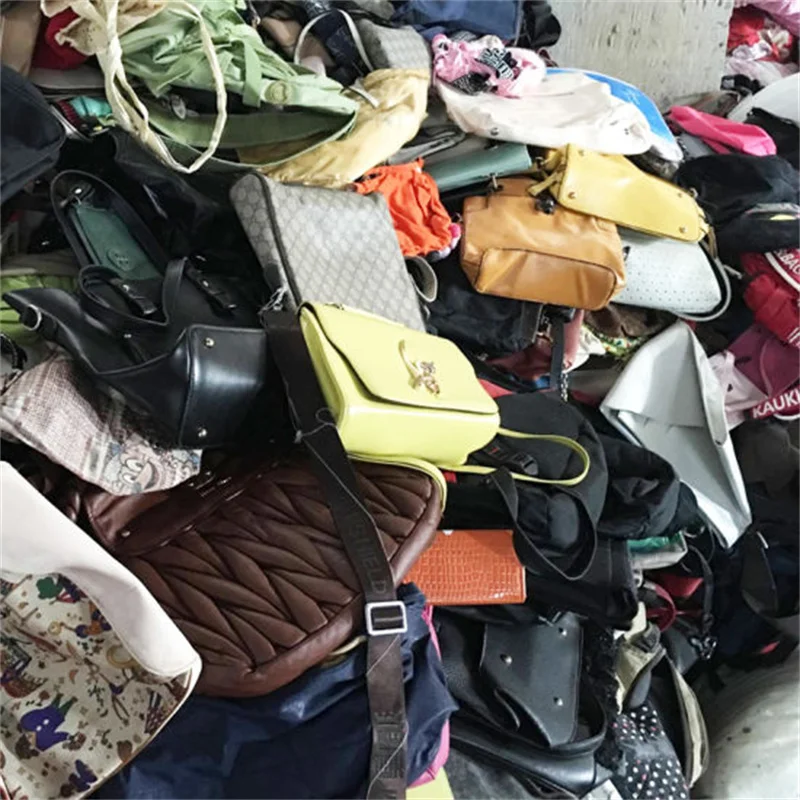 Branded Mix Ladies Bundle Used Leather Hand Bags Bales From Korea Second Hand Designer Bag In Bale Japan Used School Bag