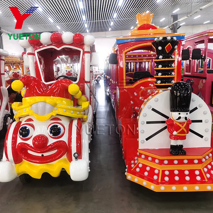 Popular Funfair Attraction Kids Amusement Park Royal Theme Rides Electric Trackless Train